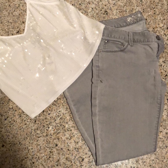 Express Denim - Grey Express Jean legging